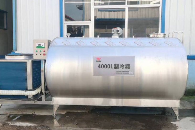 Охладительный танк для молока ZS-500L — вертикальный бак 500L, 2.6кВт, компрессор 3P — изображение 4
