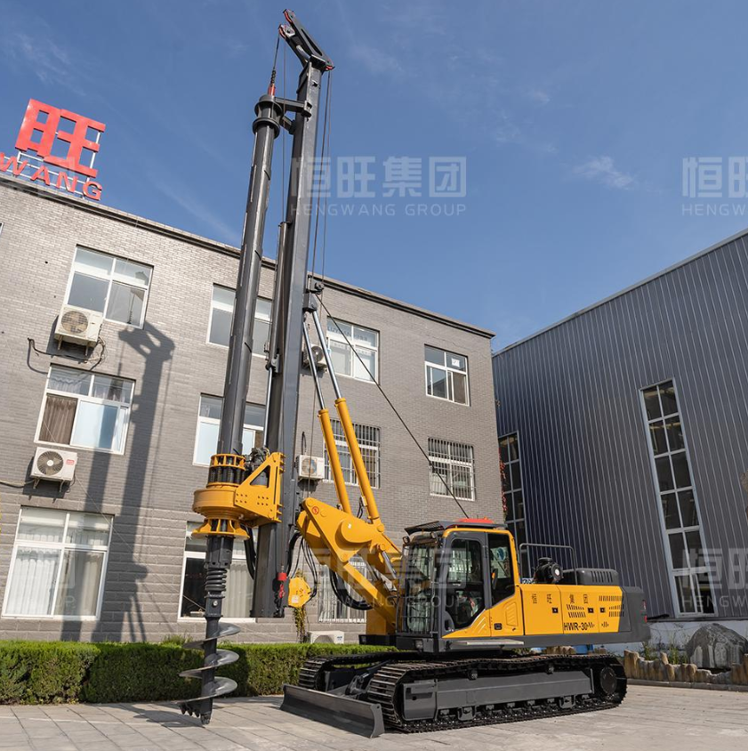 Гусеничная роторная буровая для свай HW300 — для мостов и зданий, вес 13Т, мощность 110кВт — изображение 4