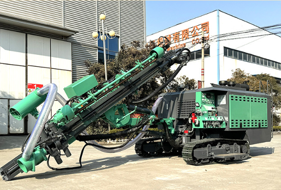 Буровой станок для взрывных скважин FGCV4 — карьерная DTH-установка мощностью 162кВт, диаметр бурения 90-165мм — изображение 2