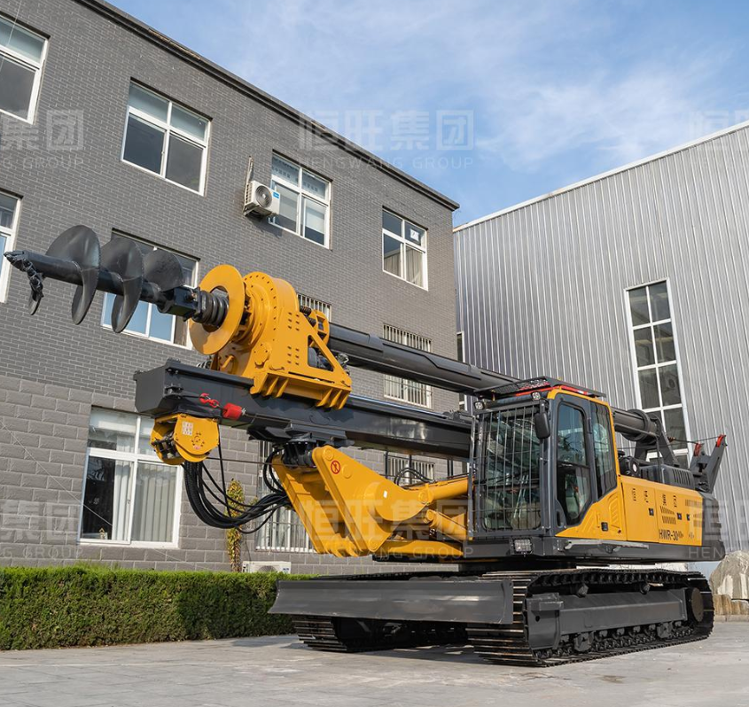 Гусеничная роторная буровая для свай HW300 — для мостов и зданий, вес 13Т, мощность 110кВт — изображение 3