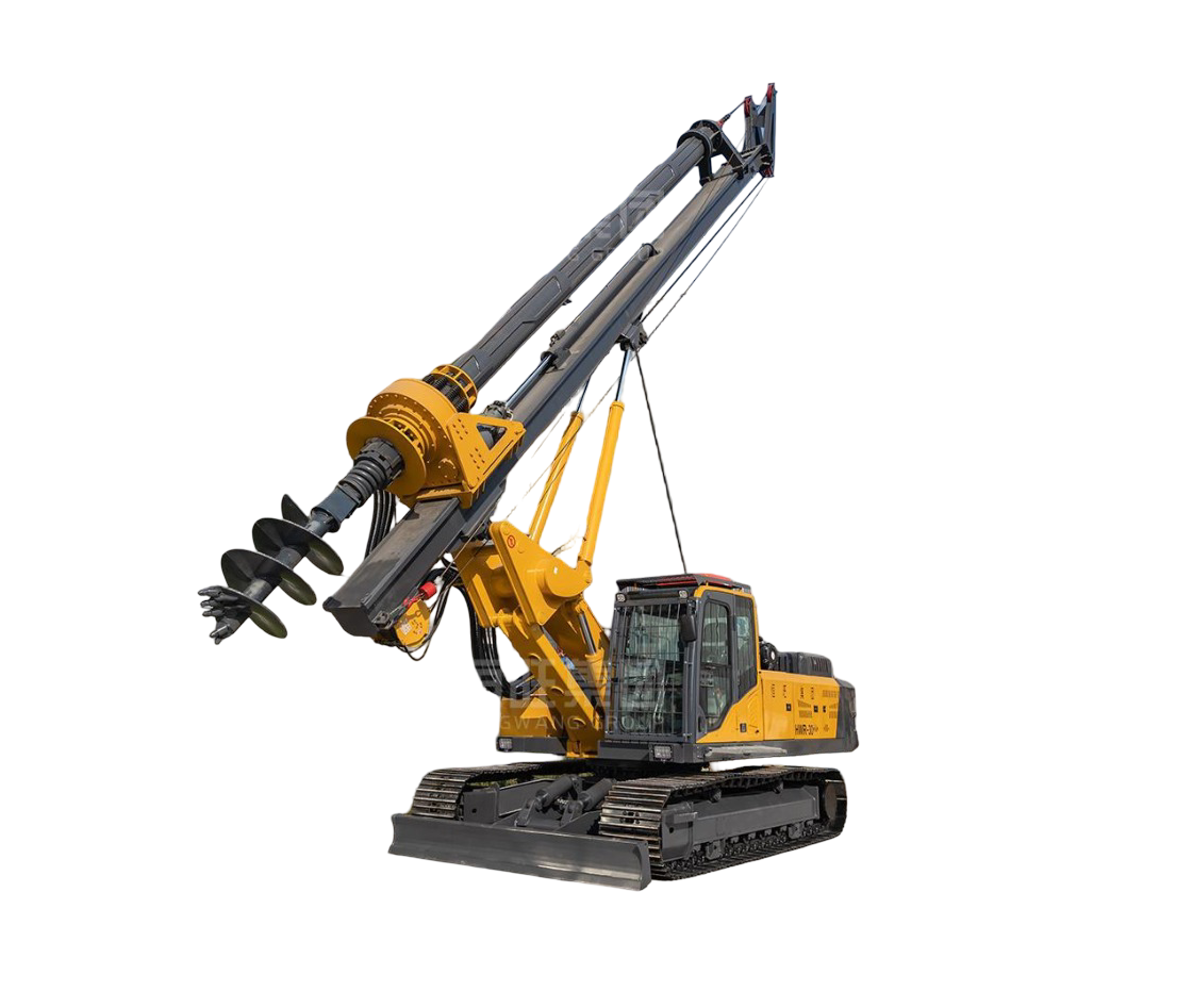 Гусеничная роторная буровая для свай HW300