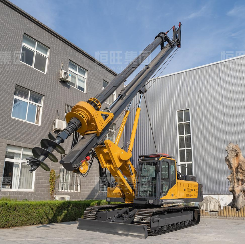 Гусеничная роторная буровая для свай HW300 — для мостов и зданий, вес 13Т, мощность 110кВт — изображение 2