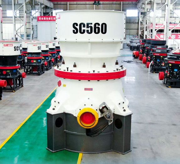 Дробилка SC-H800 — гидравлическая одноцилиндровая конусная дробилка для гальки, гранита и твёрдых горных пород — изображение 2