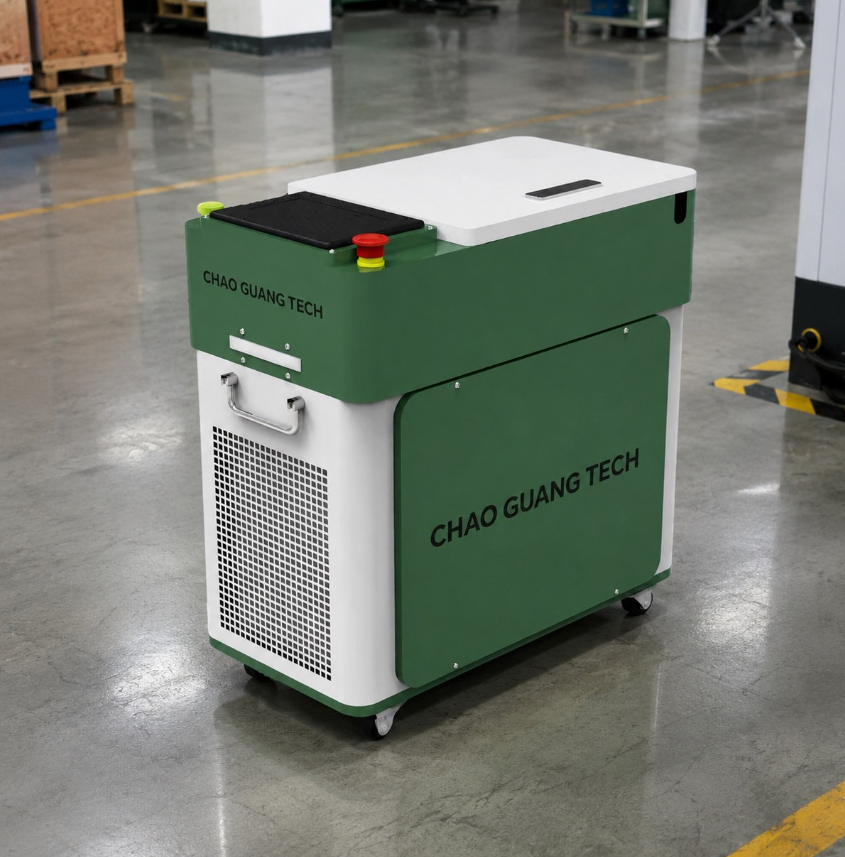 Станок лазерной очистки CG-LC500-AM-CH — шкафной промышленный станок 300/500Вт для удаления ржавчины — изображение 2